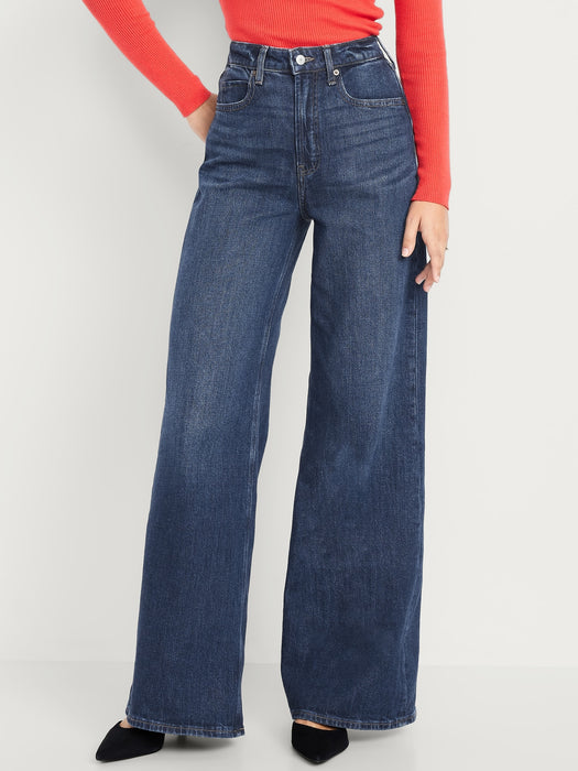 Extra High-Waisted Super Wide-Leg Jeans