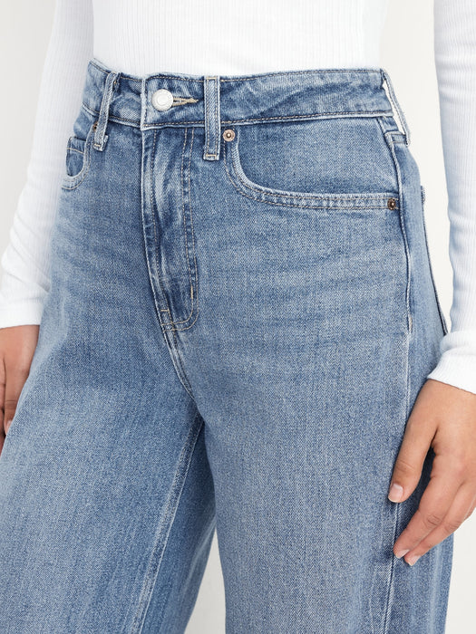 Extra High-Waisted Super Wide-Leg Jeans
