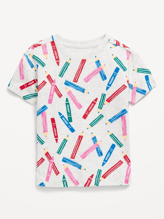 Printed Short-Sleeve T-Shirt for Toddler Girls