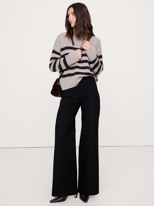High-Rise Wide-Leg Everywhere Ponte Pull-On Pant