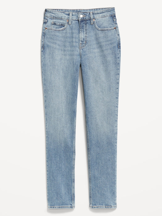 Curvy Extra High-Waisted Straight Jeans