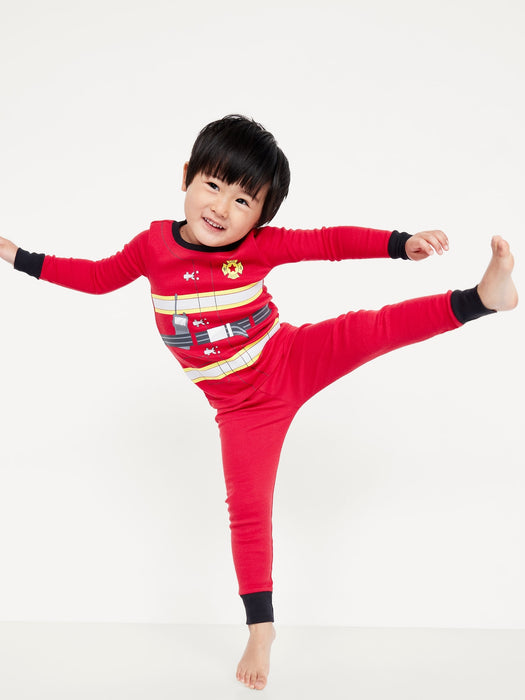 Snug-Fit Graphic Pajama Set for Toddler & Baby
