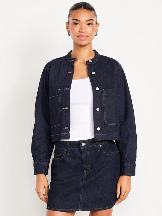 Cropped Jean Jacket