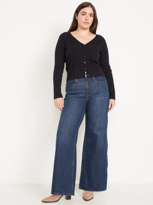 Extra High-Waisted Super Wide-Leg Jeans