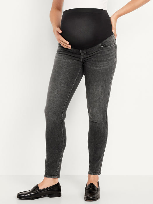Maternity Full-Panel Vintage Slim Jeans