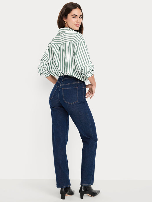 High-Waisted Wow Loose Jeans