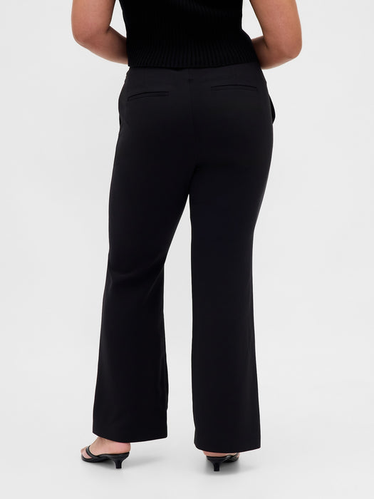 Low Rise Twill Flare Pants