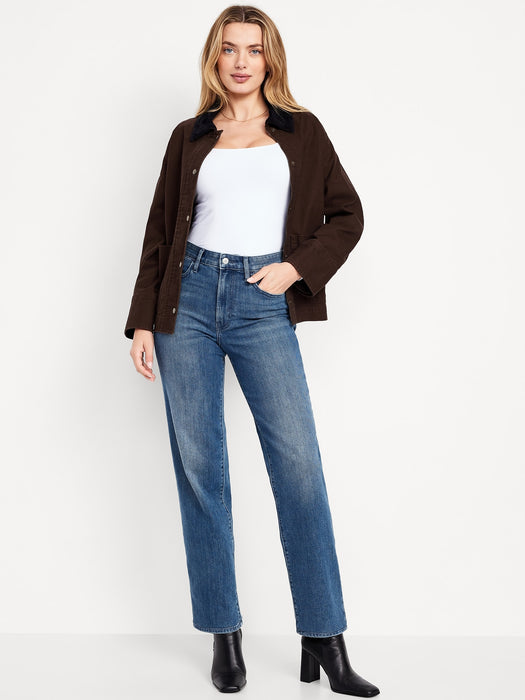 High-Waisted Wow Loose Jeans