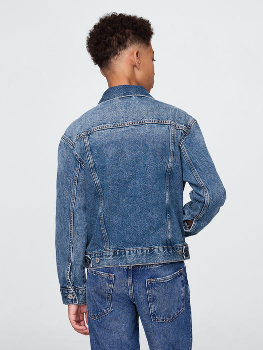Kids Organic Cotton Icon Denim Jacket