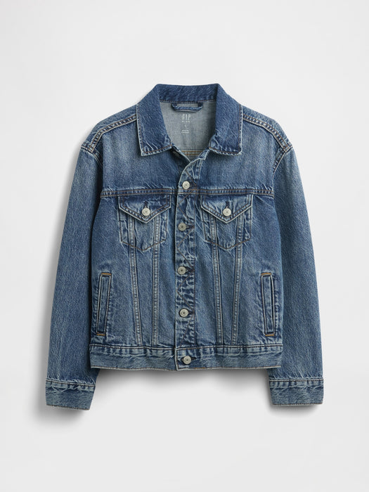 Kids Organic Cotton Icon Denim Jacket