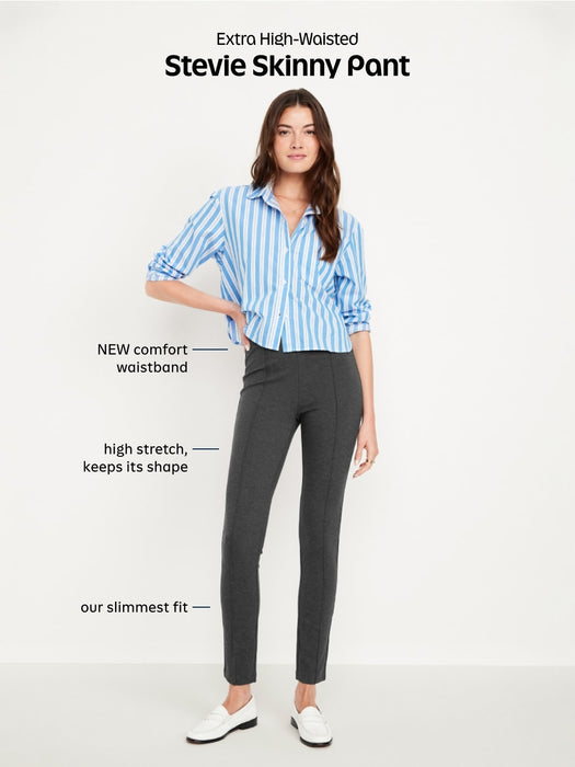 Extra High-Waisted Stevie Skinny Pants
