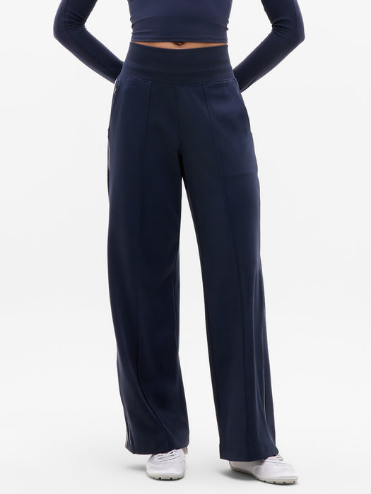 Venice High Rise Track Stripe Wide Leg Pant