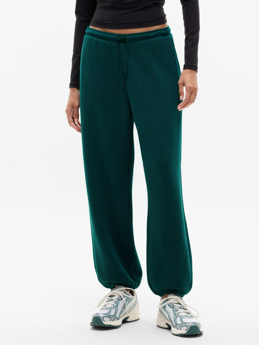 Tranquil Mid Rise Waffle Jogger