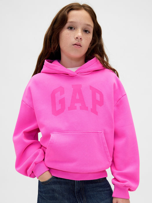 Kids VintageSoft Logo Hoodie