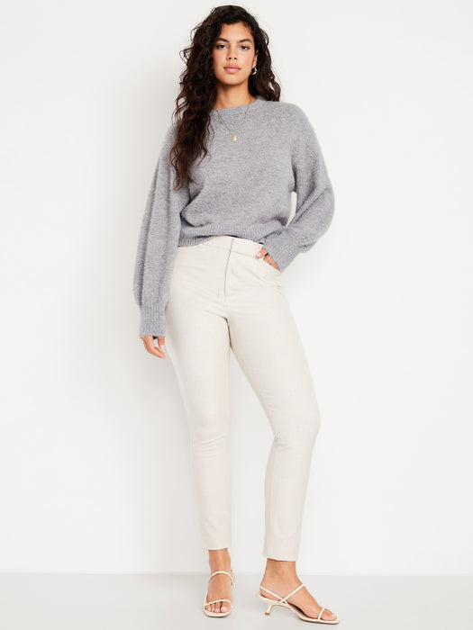 High-Waisted Pixie Skinny Ankle Pants