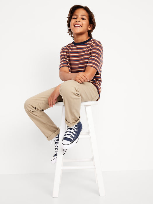 Schlanke 360°-Stretch-Twill-Hose für Jungen