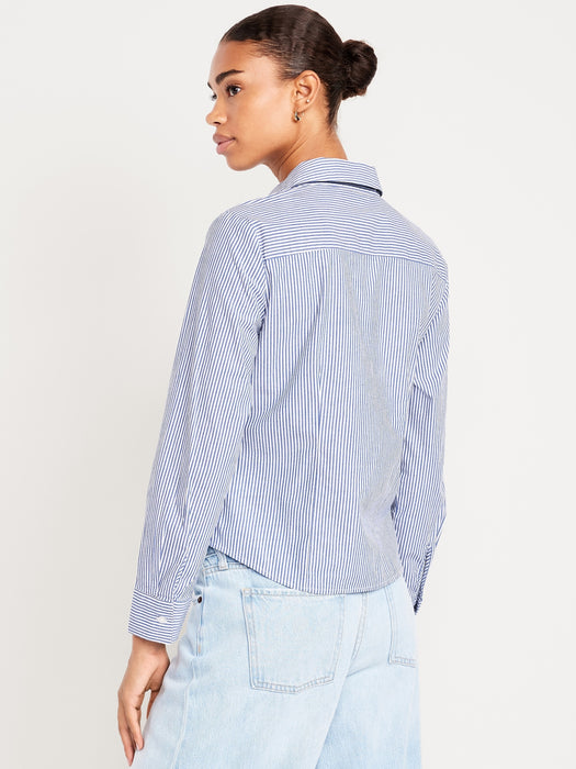 Slim Button-Down Striped Shirt