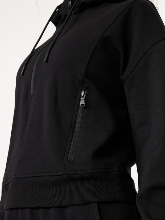 Dynamic Fleece Half-Zip Hoodie Sweatshirt