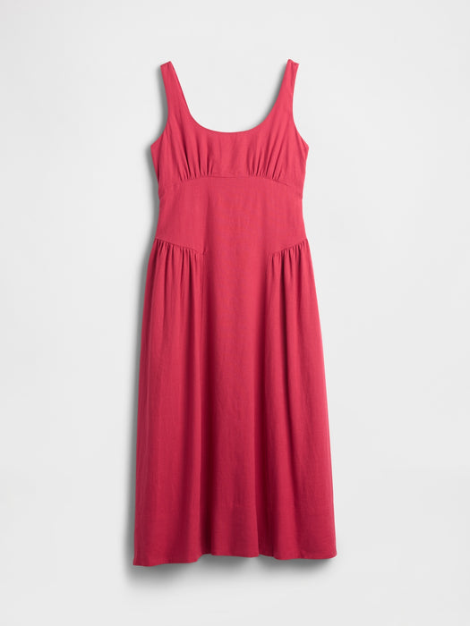 Shirred Maxi Dress