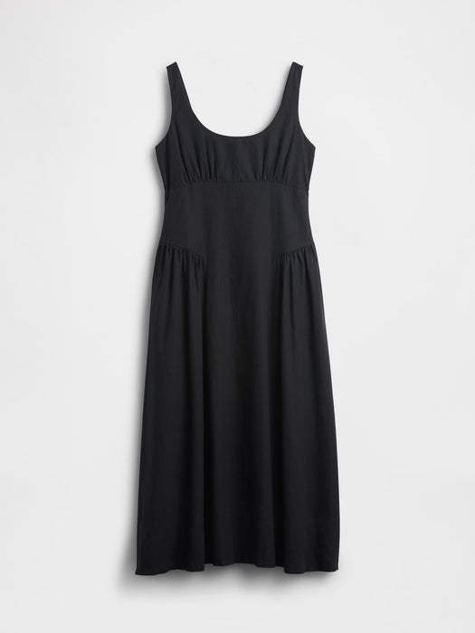 Shirred Maxi Dress