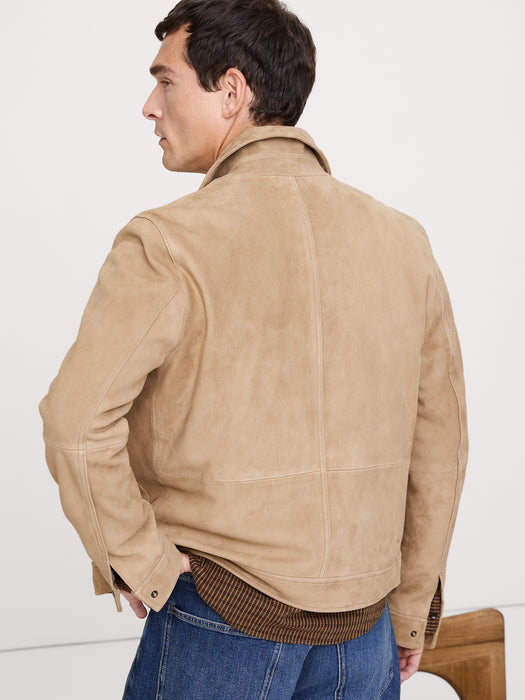 Suede Trucker Jacket