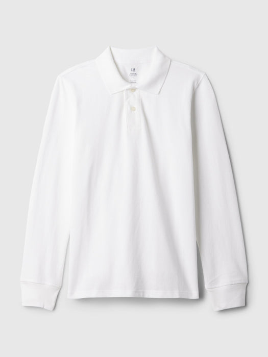 Kids Organic Cotton Uniform Polo Shirt
