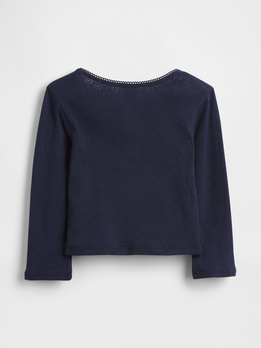 Baby & Toddler Pointelle Henley Top