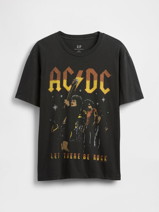 AC/DC Relaxed Graphic T-Shirt
