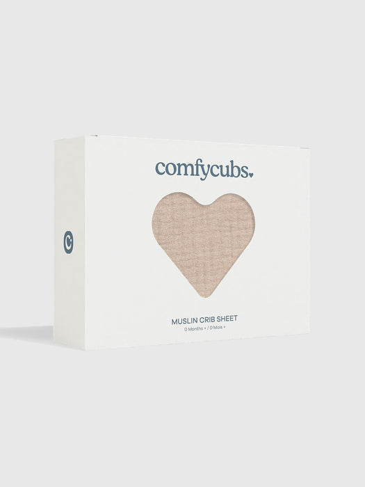 Comfy Cubs Muslin Fitted Crib Sheet