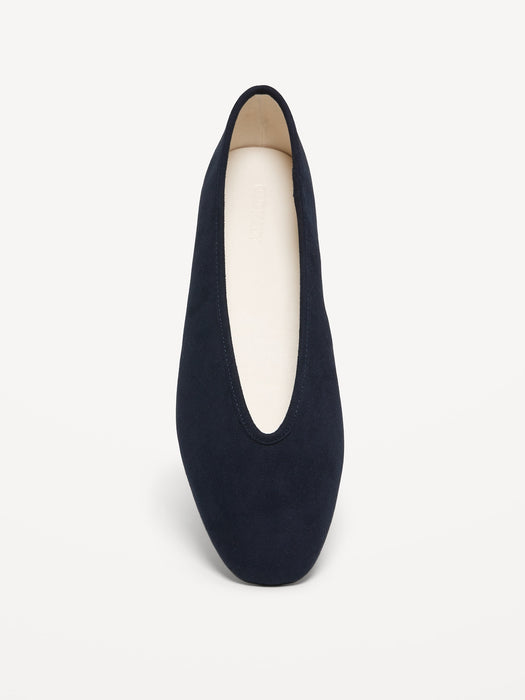 V-Cut Ballet Flats