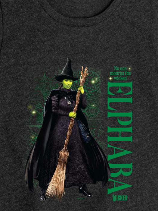 Elphaba No One Mourns Fitted Short Sleeve Tee For Kids