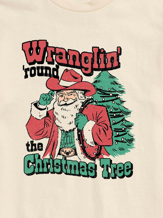 Santa Wranglin Around Short Sleeve Graphic Tee