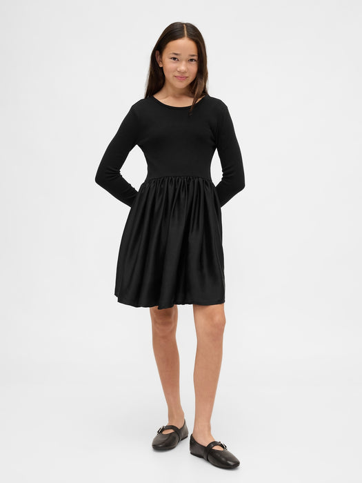 Kids Modern Mixed Media Dress