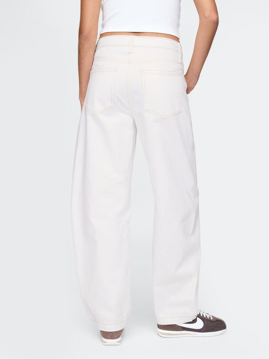 High Rise Barrel Carpenter Jeans
