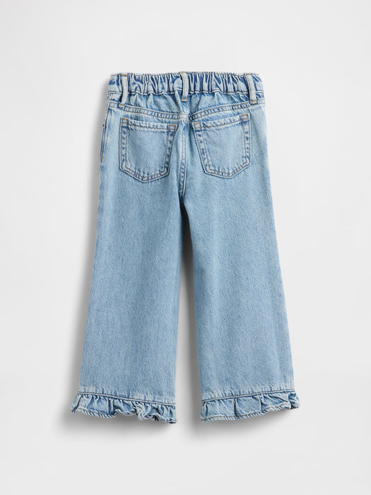 Baby & Toddler Ruffle-Hem Stride Jeans