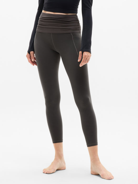 Salutation Stash Fold Over 7/8 Legging