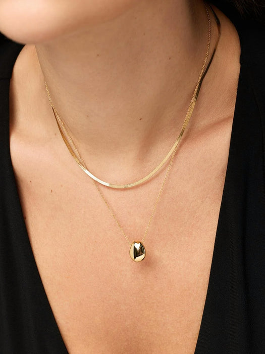 Ana Luisa Gold Mini Pebble Necklace
