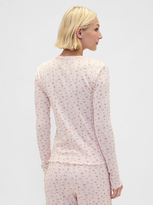 Pointelle PJ Top