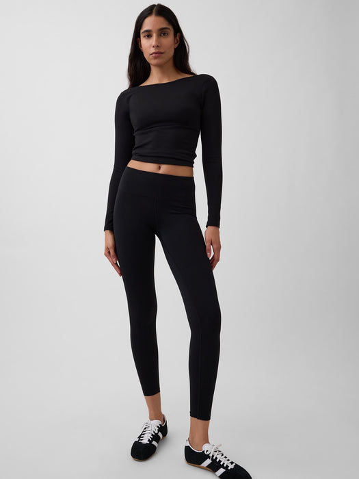 GapFit Smooth Boatneck T-Shirt
