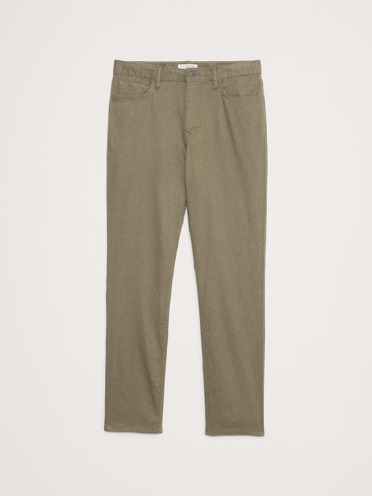 Slim Linen-Cotton Traveler Pant