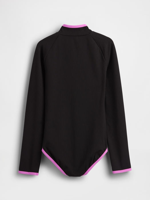 Kids Rash Guard One-Piece Swimsuit