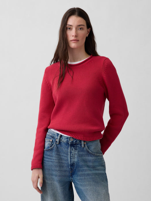 100% Cotton Rollneck Sweater