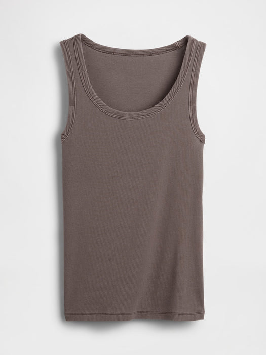 Rib Scoop Tank Top
