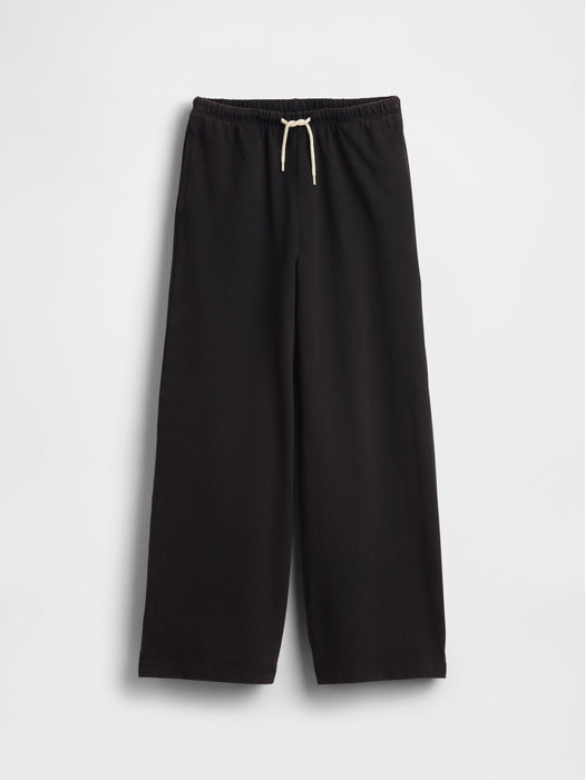 Kids Heavyweight Wide-Leg Pants