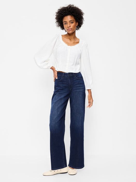 High-Waisted Wow Wide-Leg Jeans