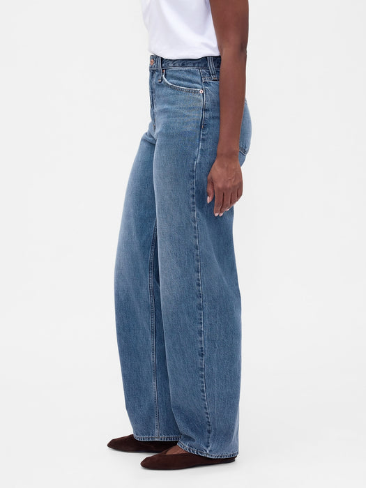 Curvy High Rise Barrel Jeans