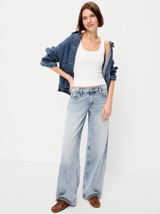 Hug Double-Layer Scoop-Neck Tank Top
