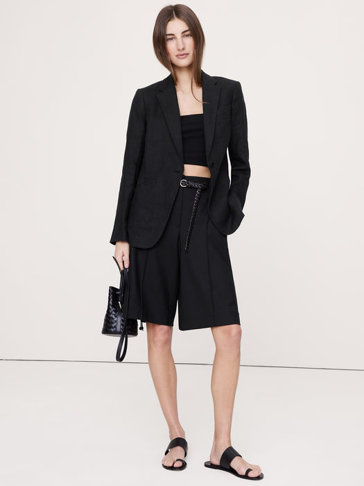 Slim Linen Blazer