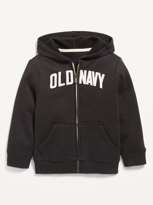 Unisex Logo-Graphic Zip Hoodie for Toddler