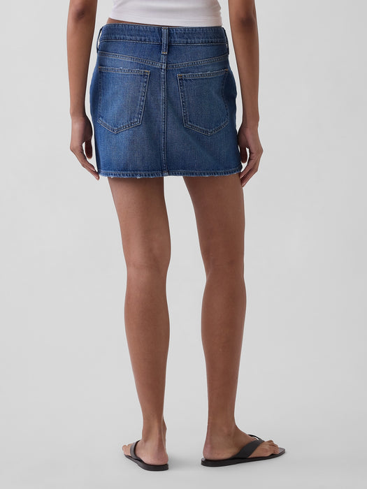 Denim Mini Skirt